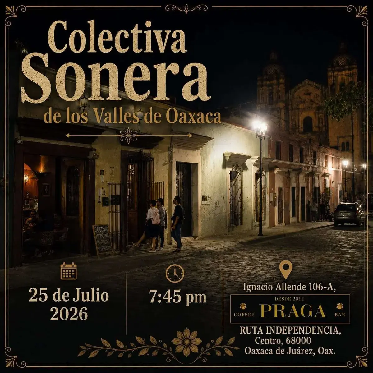 Flyer del evento: Colectiva Sonera de los Valles de Oaxaca