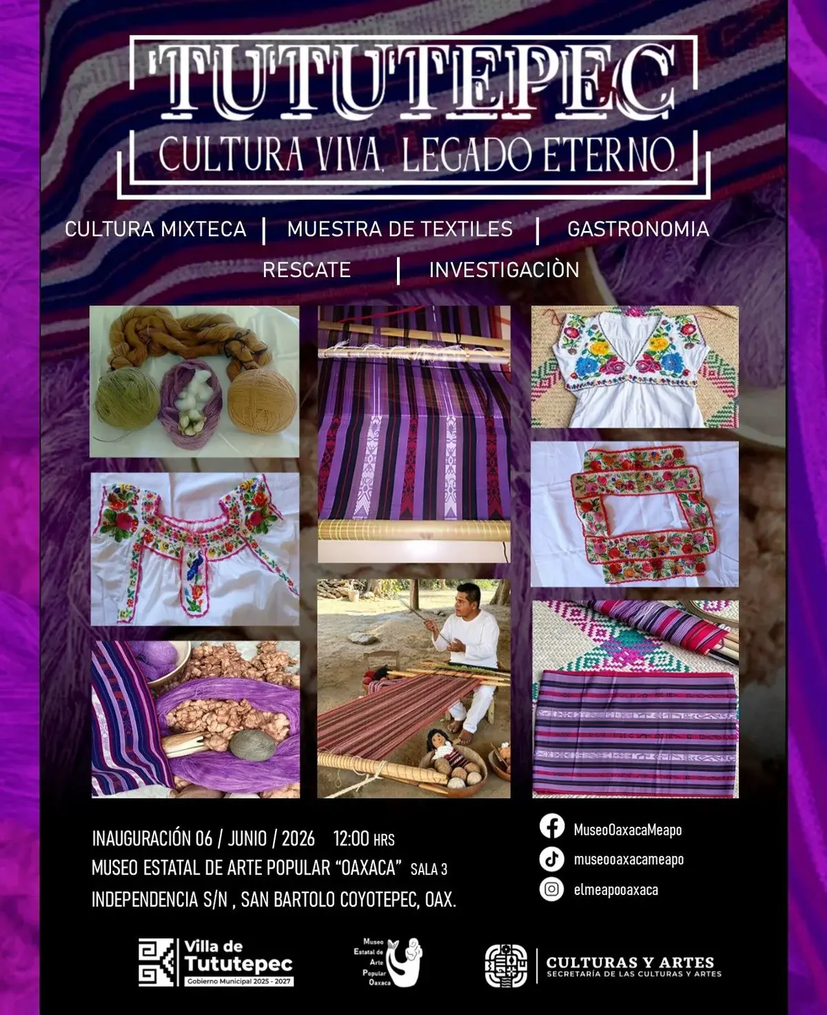 Flyer del evento: Tututepec: Living Culture, Eternal Legacy