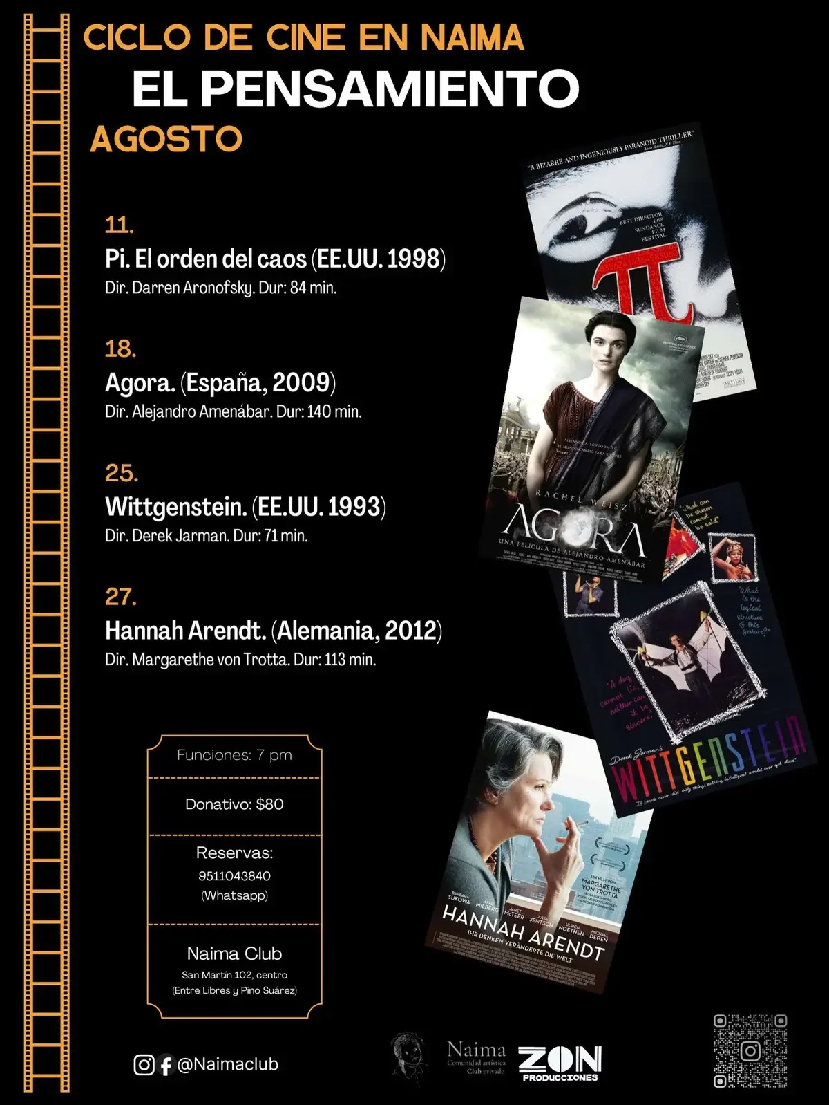 Flyer del evento: Ciclo de cine: El Pensamiento