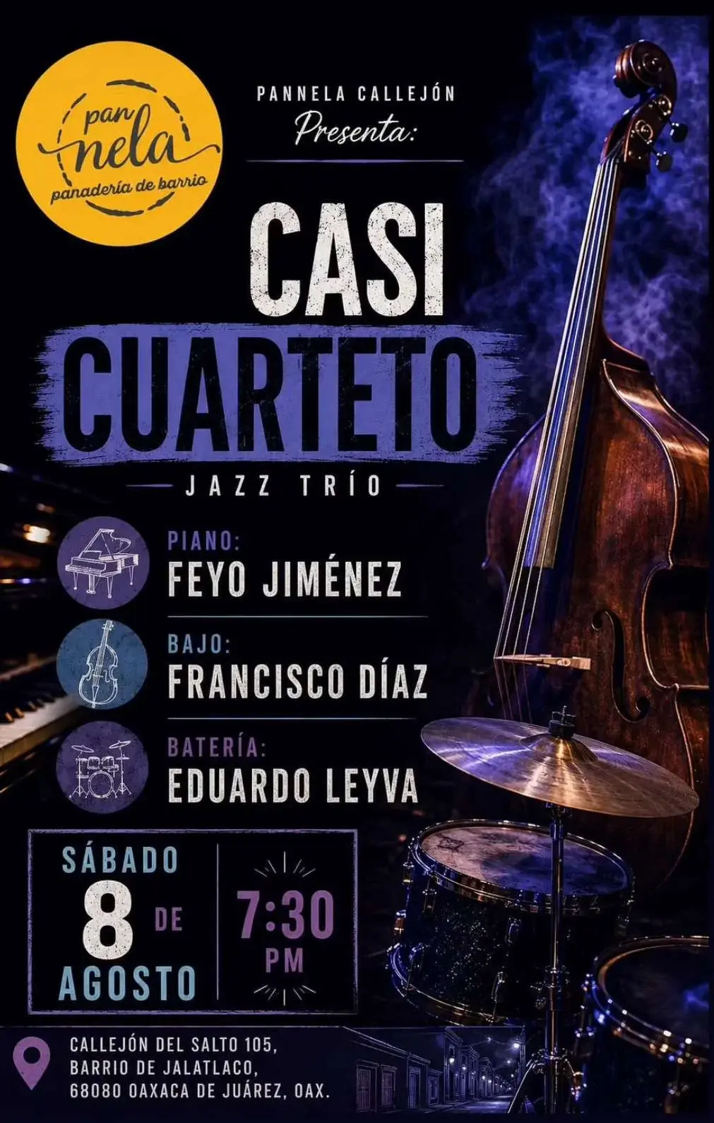Flyer del evento: Casi Cuarteto