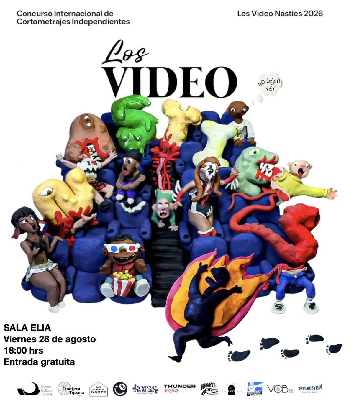 Flyer del evento: Los Video Nasties 2026