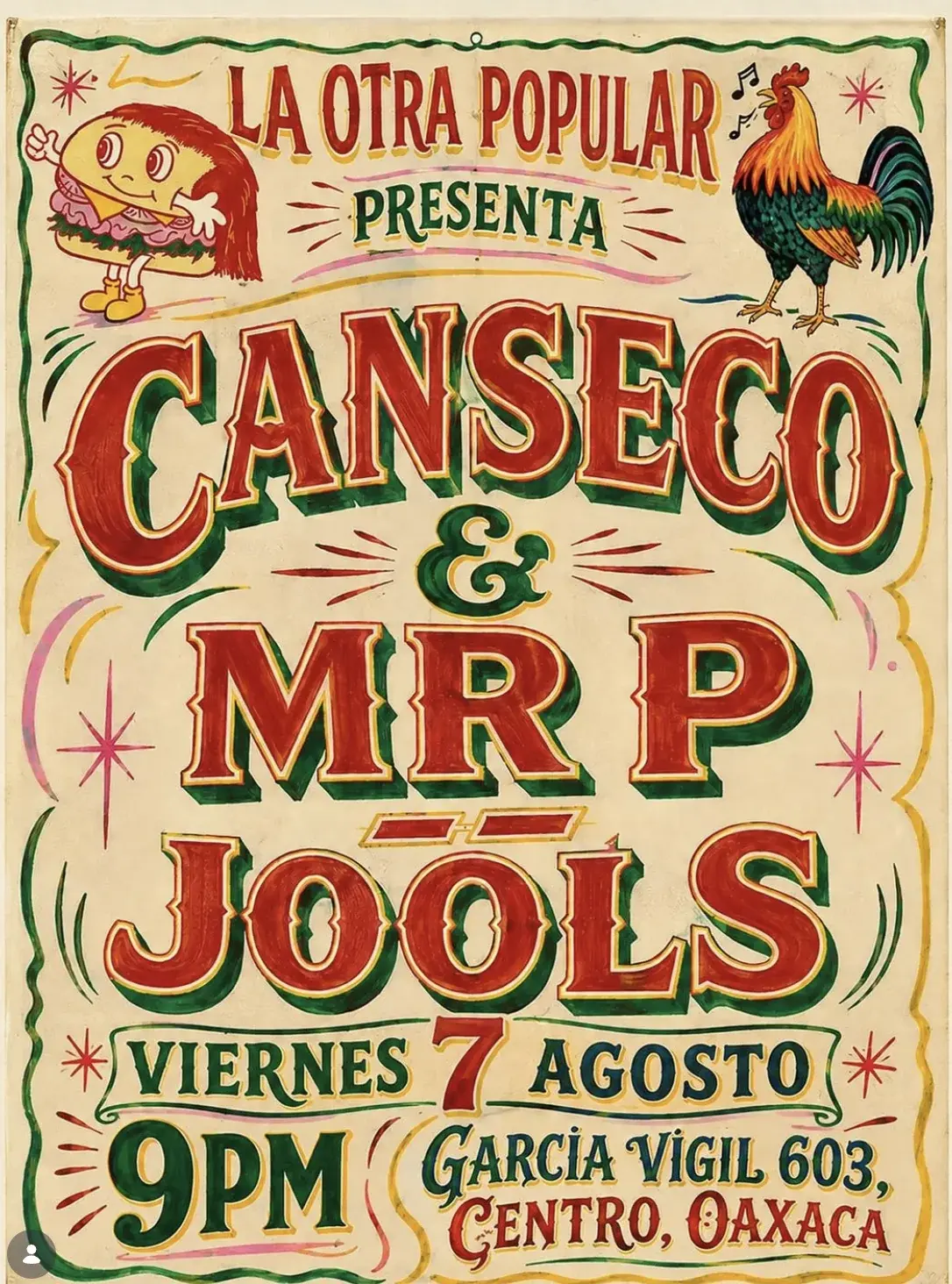 Flyer del evento: Canseco & Mr P