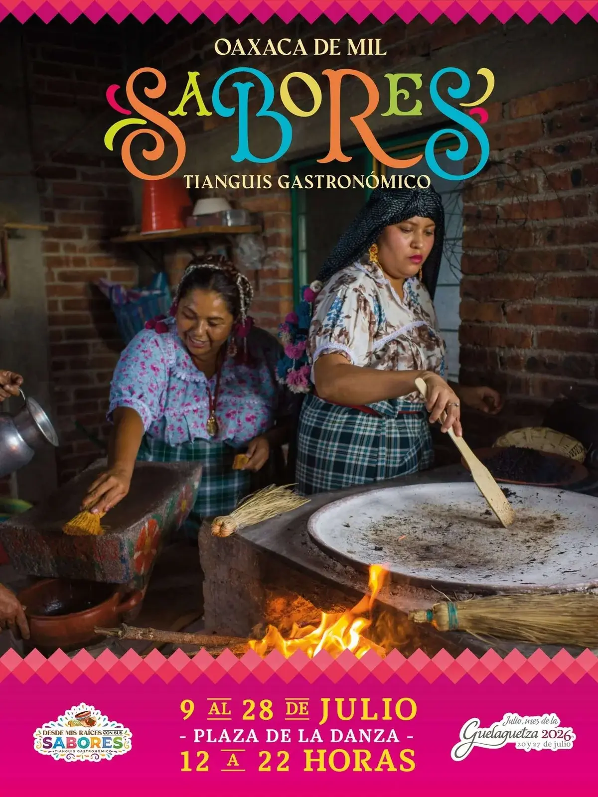 Flyer del evento: Oaxaca de mil sabores - Tianguis Gastronómico