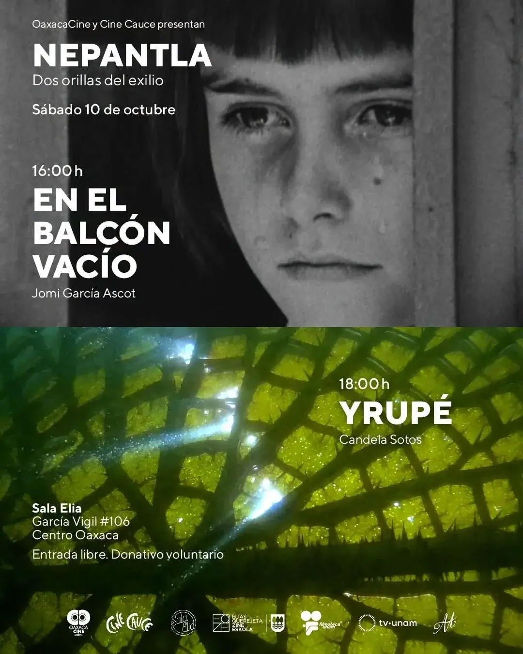 Flyer del evento: Nepantla: Two Edges of Exile