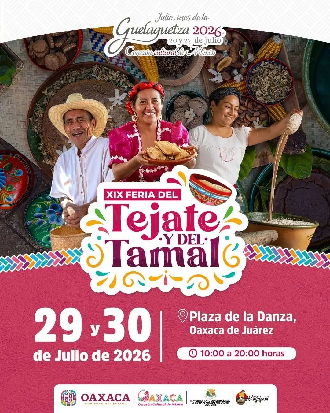 Flyer del evento: XIX Feria del Tejate y del Tamal