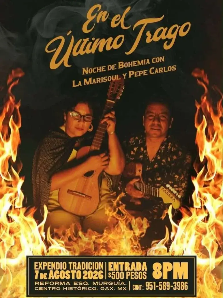 Flyer del evento: “En el Último Trago”