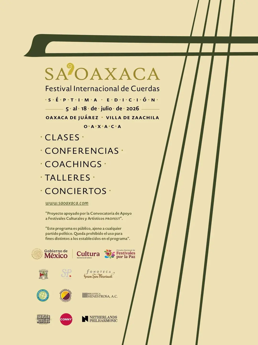 SA'Oaxaca International String Festival