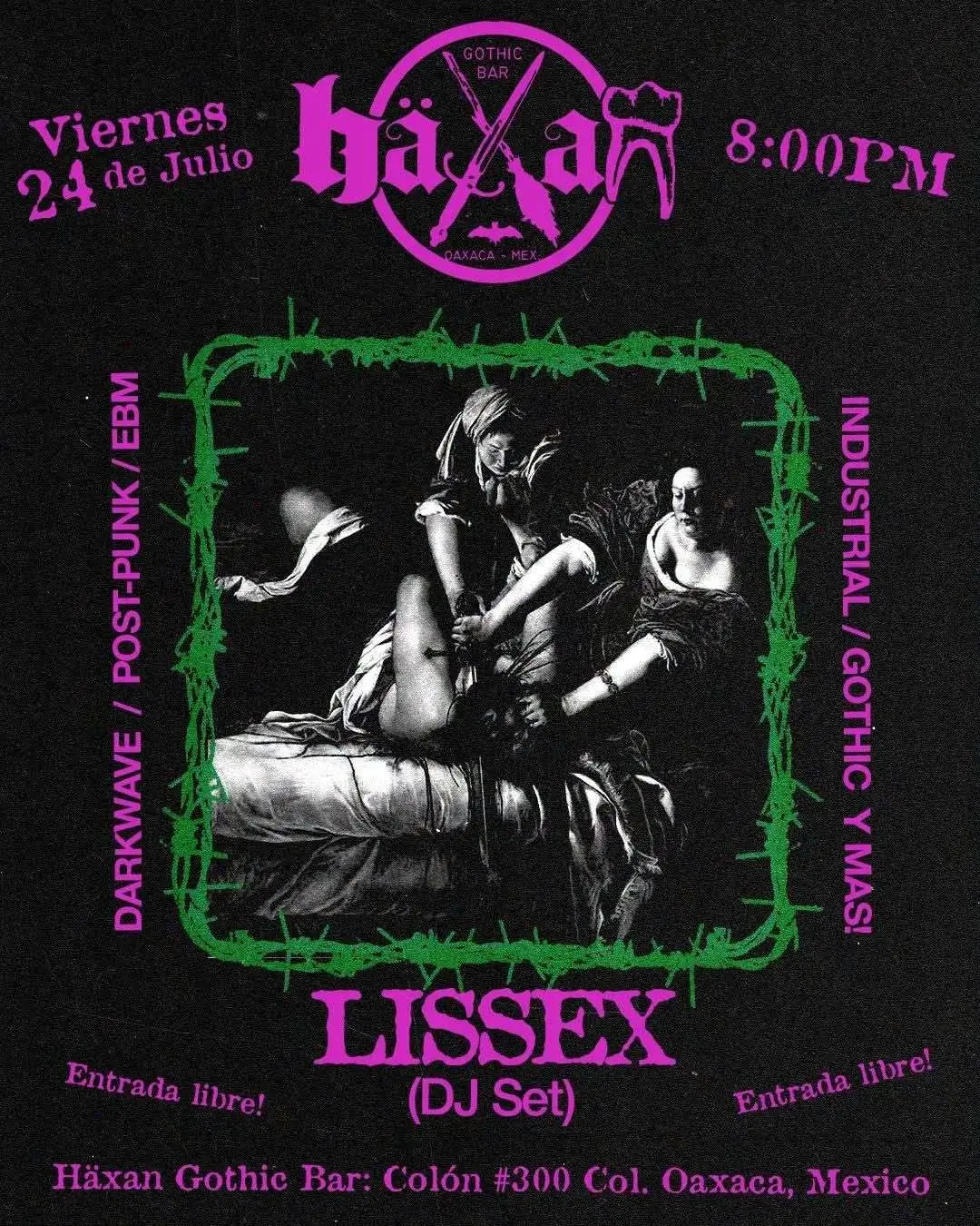 Flyer del evento: Lissex