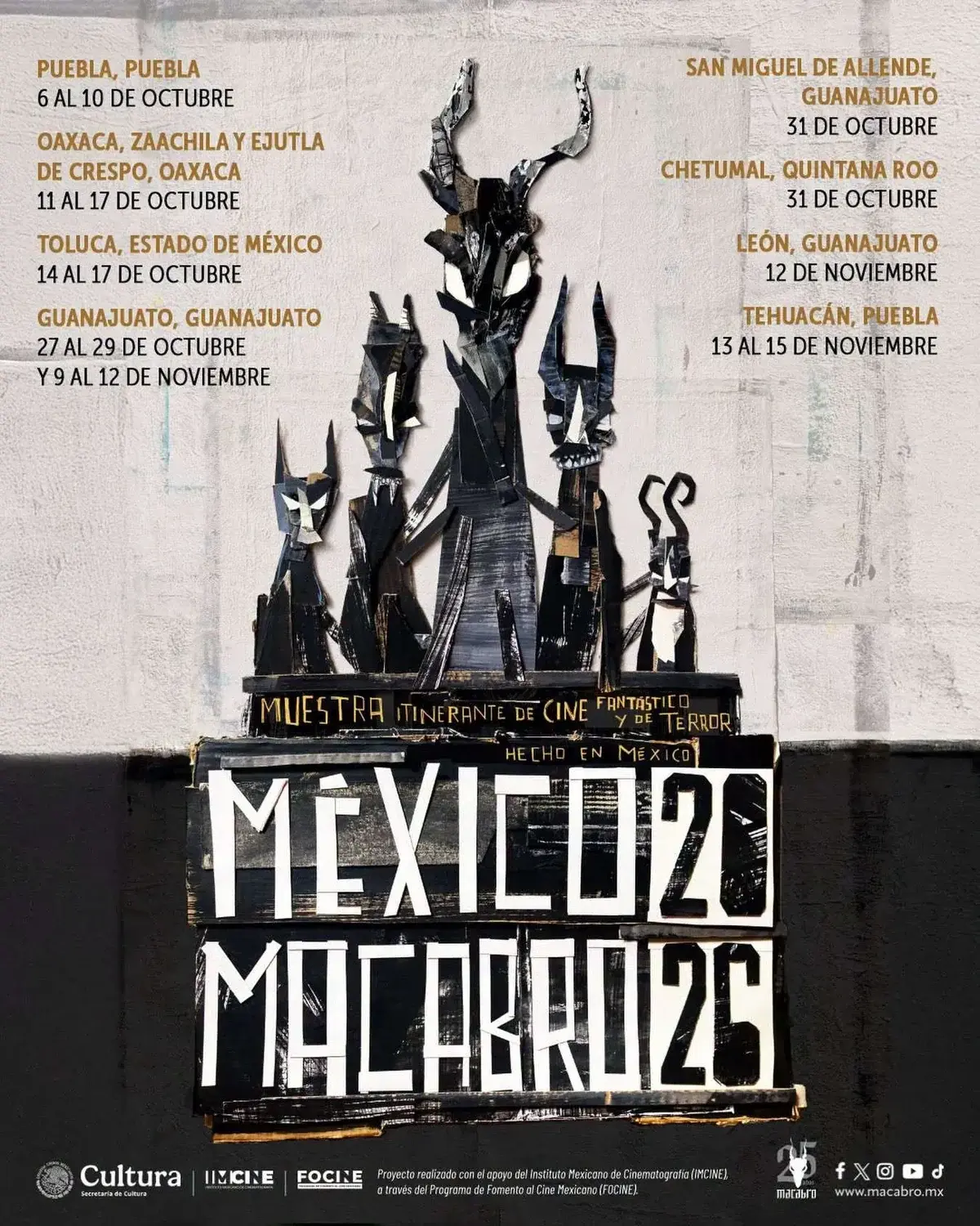 Flyer del evento: Macabre Mexico 2026
