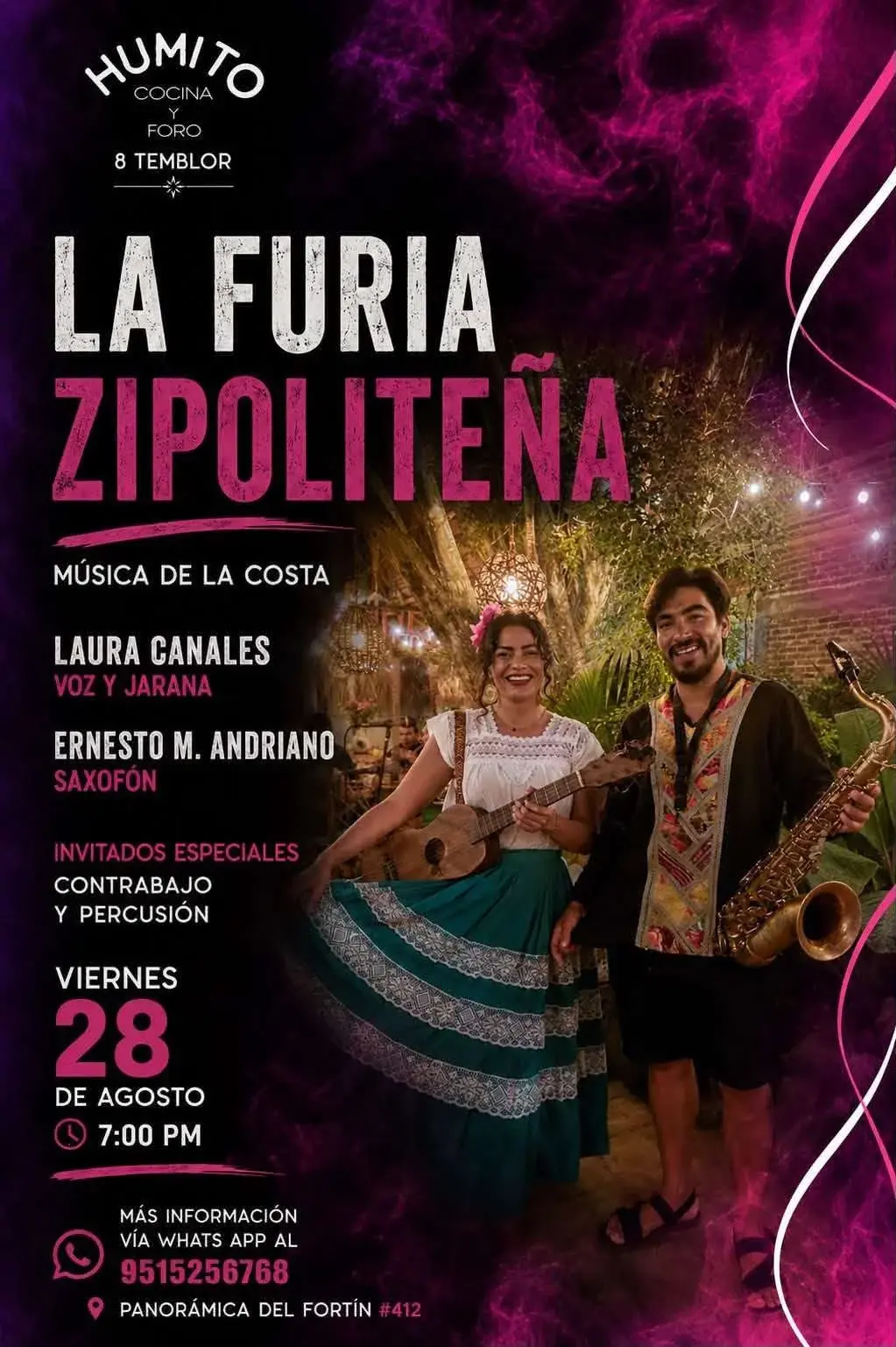 Flyer del evento: La Furia Zipoliteña