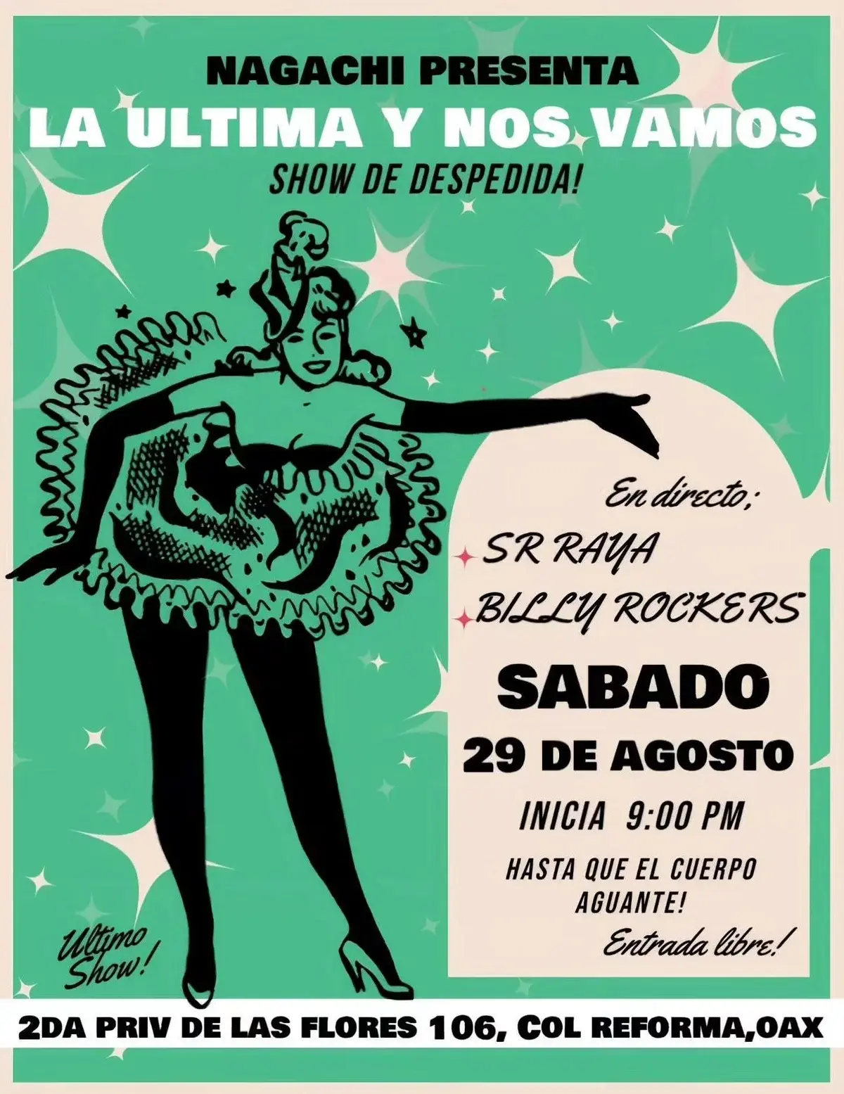 Flyer del evento: Billy Rockers Rockabilly Band