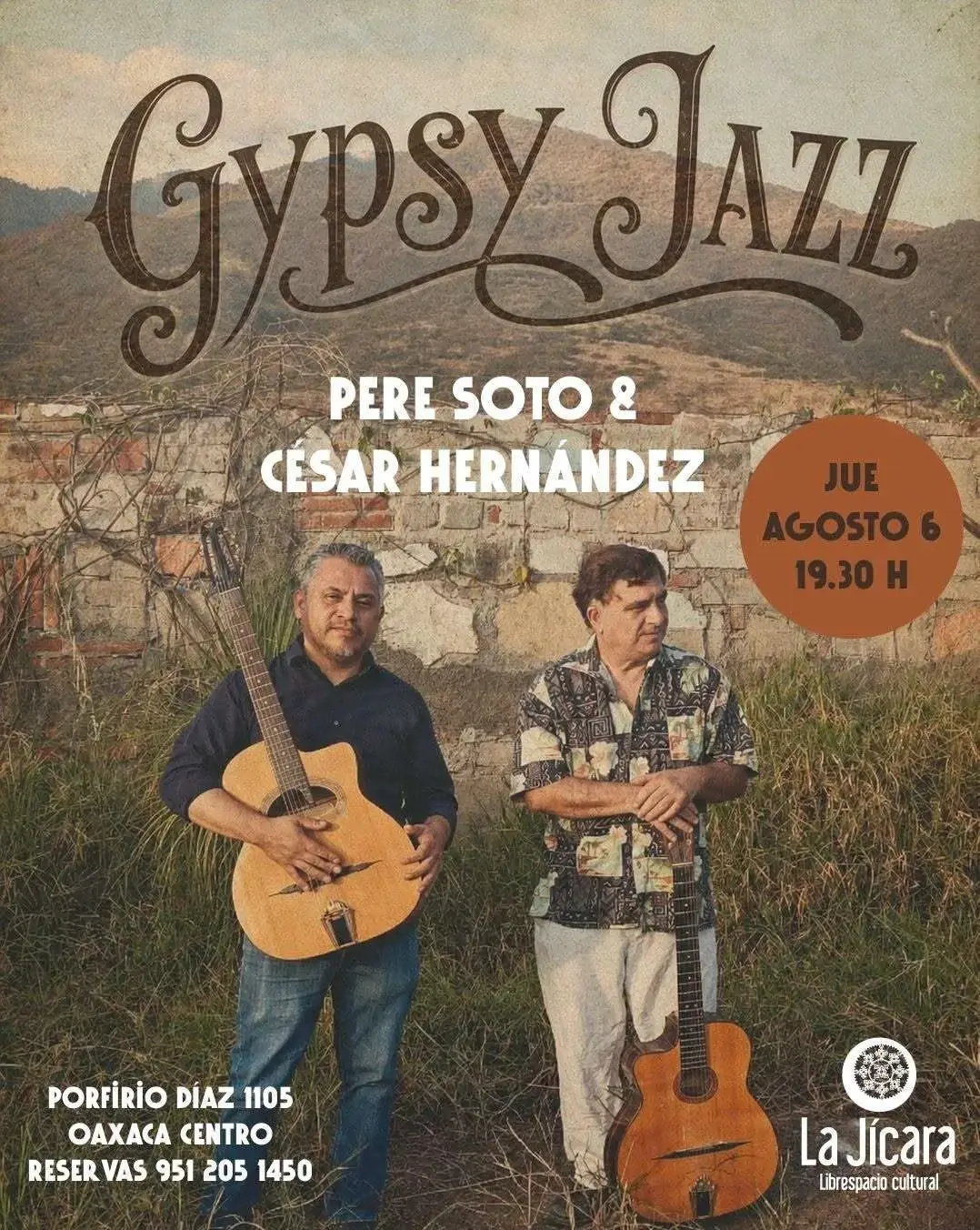 Flyer del evento: Gypsy Jazz