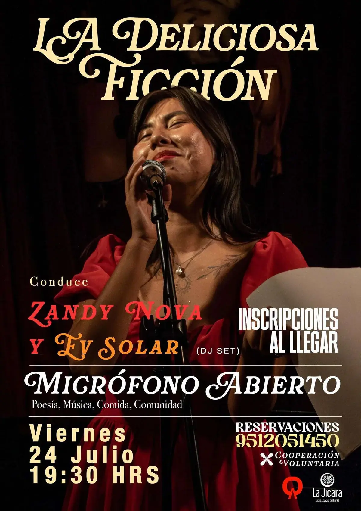 Flyer del evento: La Deliciosa Ficción