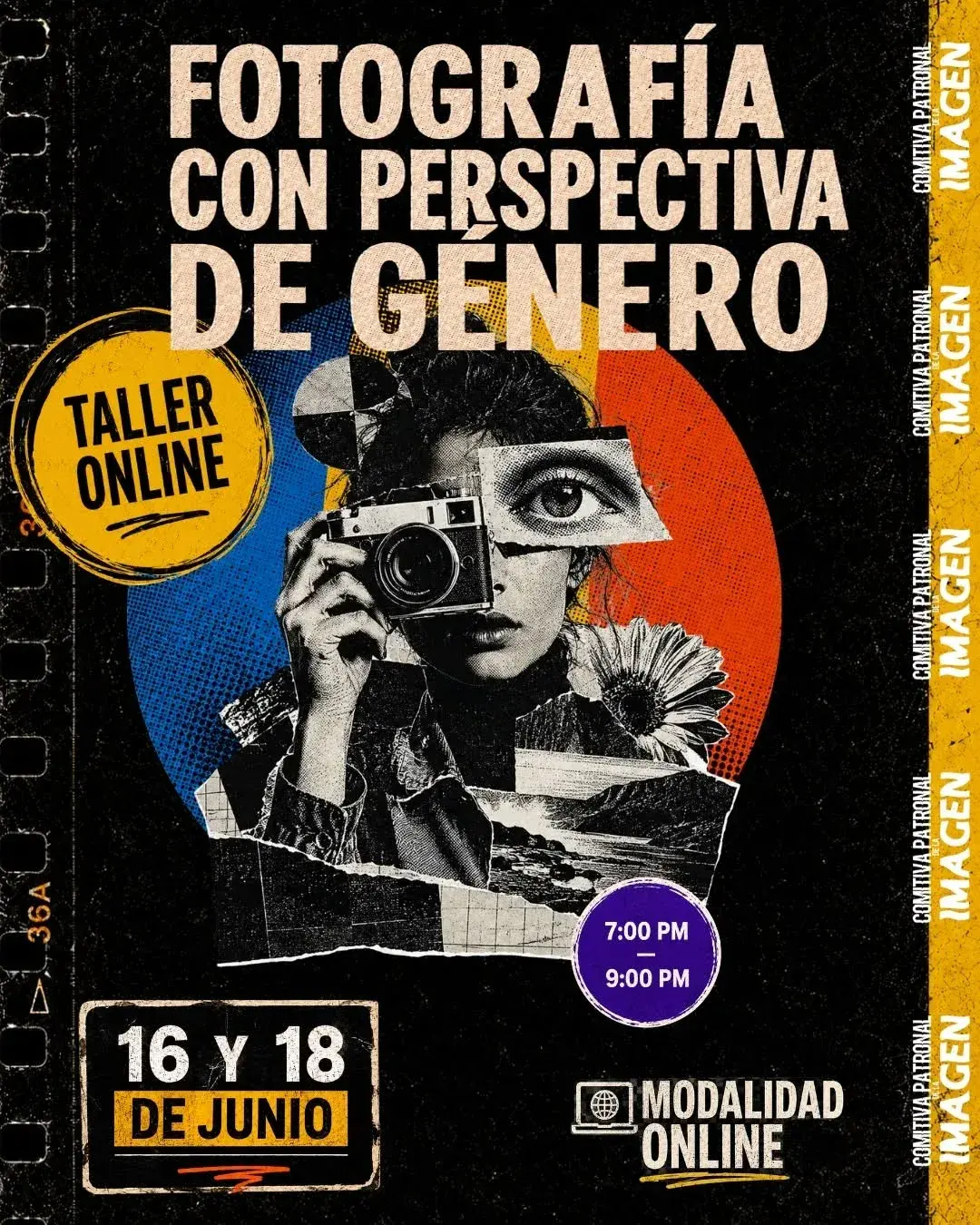 Photography class flyer from Comitiva Patronal de la Imagen Photography class flyer from Comitiva Patronal de la Imagen