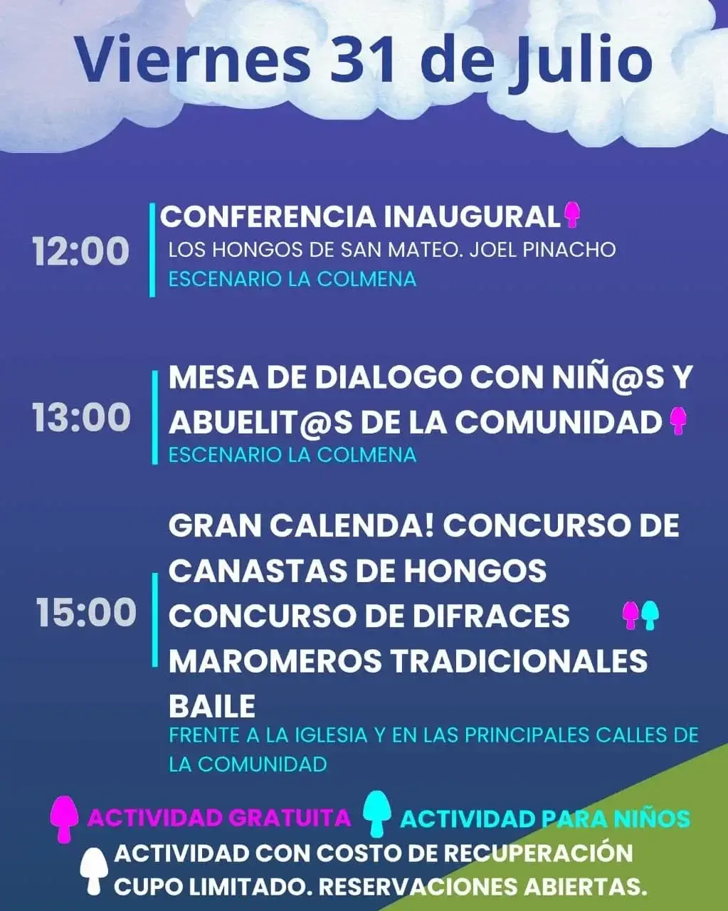 Programa del Festival del Hongo 2026 Programa del Festival del Hongo 2026