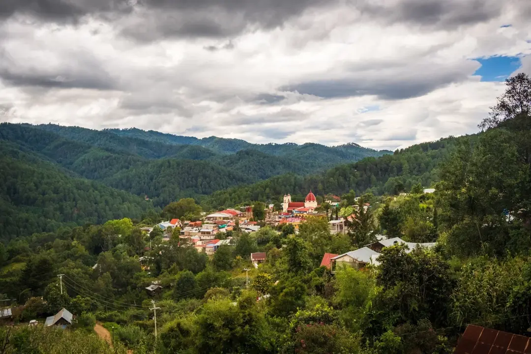 Vista del pueblo de San Mateo Río Hondo Vista del pueblo de San Mateo Río Hondo